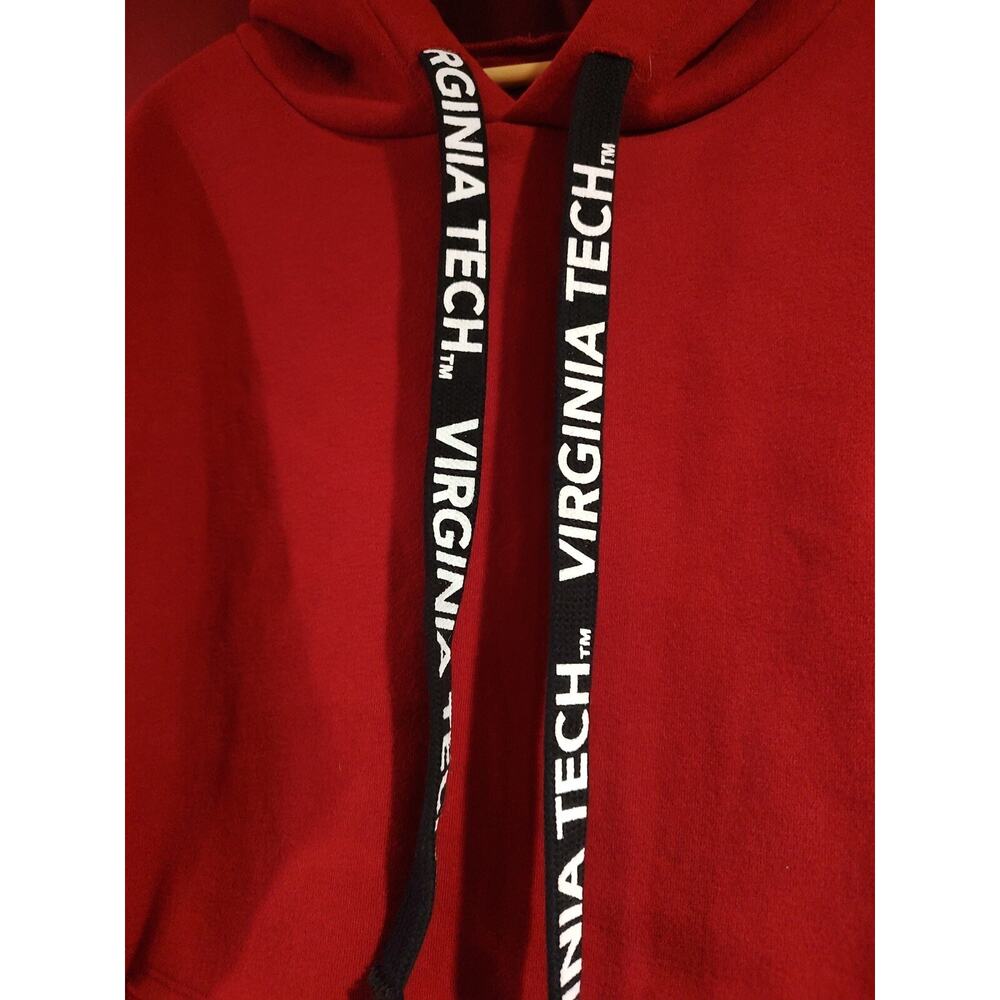 Women's Hype and Vice Virginia Tech Hokies Colorblock Crop Top Pullover - XL - Picture 2 of 7